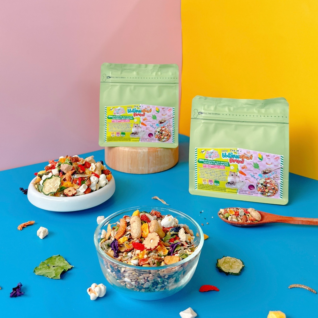 ✨ร้าน Hamster Cafe' อาหารแฮมสเตอร์ สูตรสายพันธุ์เล็ก 300 g. By Hamster Cafe’🐹🥗 - รูปที่ 4