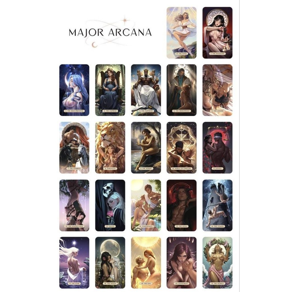 The Love and Lust Tarot ไพ่ยิปซีแท้แนวอีโรติค ไพ่ทาโร่ต์ รูปที่ 3