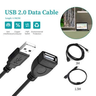 สายต่อยาว สาย USB 2.0 M/F ต่อเพิ่มความยาว USB EXTENSION CABLE ใช้งานดี ตัวเมีย