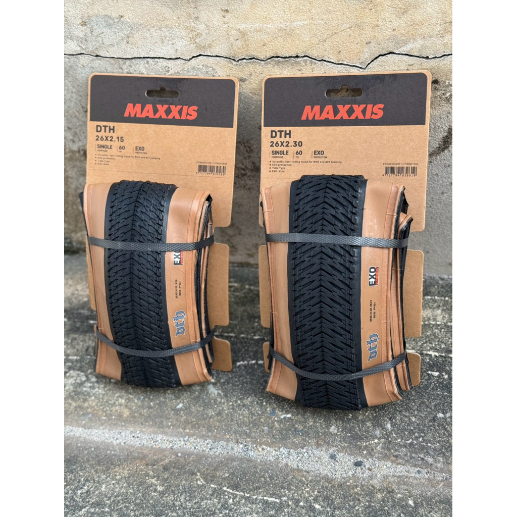 ยาง Maxxis DTH 26 x 2.15” / 26 x 2.30” จักรยานเสือภูเขา mtb ขนาดล้อ 26นิ้ว