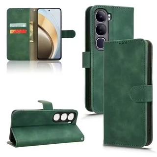 เคสฝาพับหนัง มีล็อค สำหรับVivo Y11D Y05 Y31 Y21D Y19s Y200 Y300 Y04 Y29S Y29 Y39 Y100 V27 Pro V29 V29E Y28 S1Proแม่เหล็ก