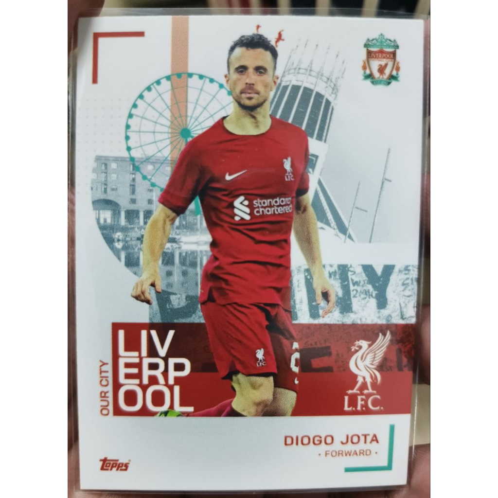 Topps Official Liverpool Team Set 2022/23 - DIOGO JOTA Our City #31