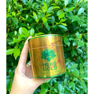 HERB Gold เฮิร์บโกลด์ (กระป๋อง)ครีมสมุนไพร ครีม 10 กรัม สบู่ 1ก้อน