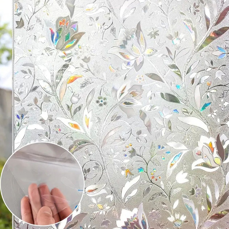 👉 ฟิล์มติดกระจกสุญญากาศ 2m ใสขุ่นเลือกได้ ไม่ใช้กาว ติดง่าย กันมองเห็น ประตูห้องน้ำ-ครัว