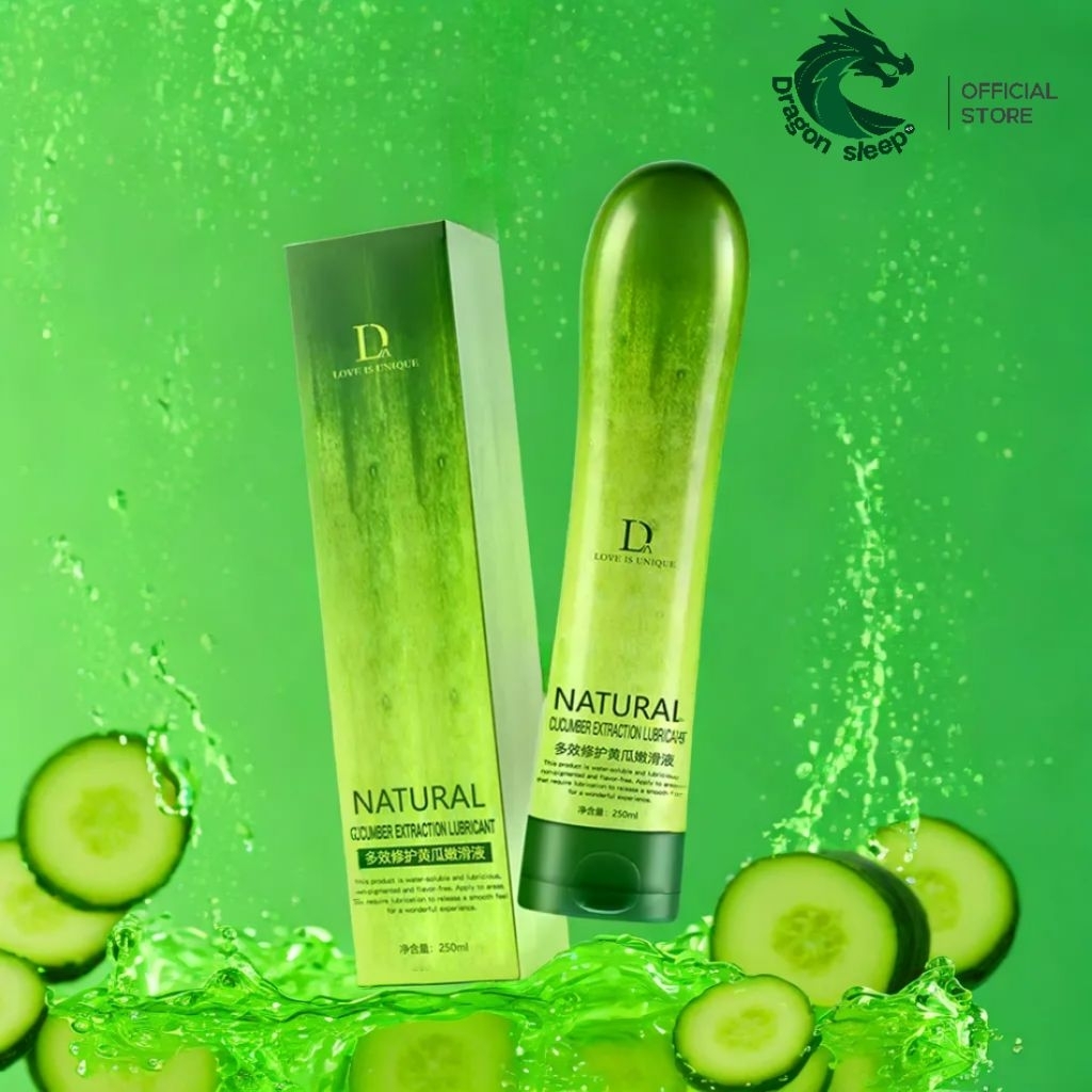 DUAI เจลหล่อลื่น สารสกัดแตงกวา 250 ml ชุ่มชื้น อ่อนโยน บำรุง กลืนได้