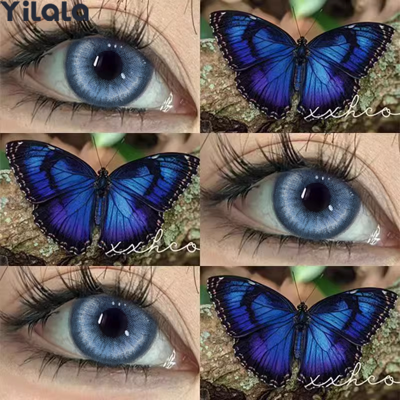 （COD）คอนแทคเลนส์สี 1 คู่ คอนแทคเลนส์ คอนแทคเลนส์ brown คอนแทคเลนส์ mini คอนแทคเลนส์ 6 เดือน