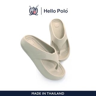 Hello Polo รองเท้าแฟชั่นผู้หญิง รองเท้าแตะลําลอง แบบหนีบ ทนต่อการสึกหรอ กันลื่น แฟชั่น ทนต่อการสึกหรอ เบาสบาย HP8038