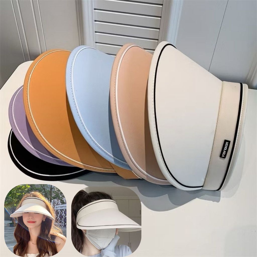 หมวกกันแดด ครึ่งใบ หมวกป้องกันแสงแดด กันรังสีUV วัสดุทำอย่างดี เหมาะสำหรับทุกเพศ กันแดดอย่างดี