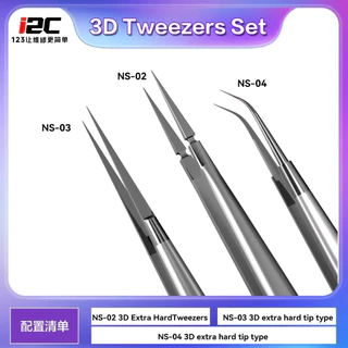 I2c NS-01/02/03/04 2.5D 3D Super Alloy แหนบสําหรับบํารุงรักษาโทรศัพท์มือถือความเหนียวสูง Extra Hard เคล็ดลับคีม