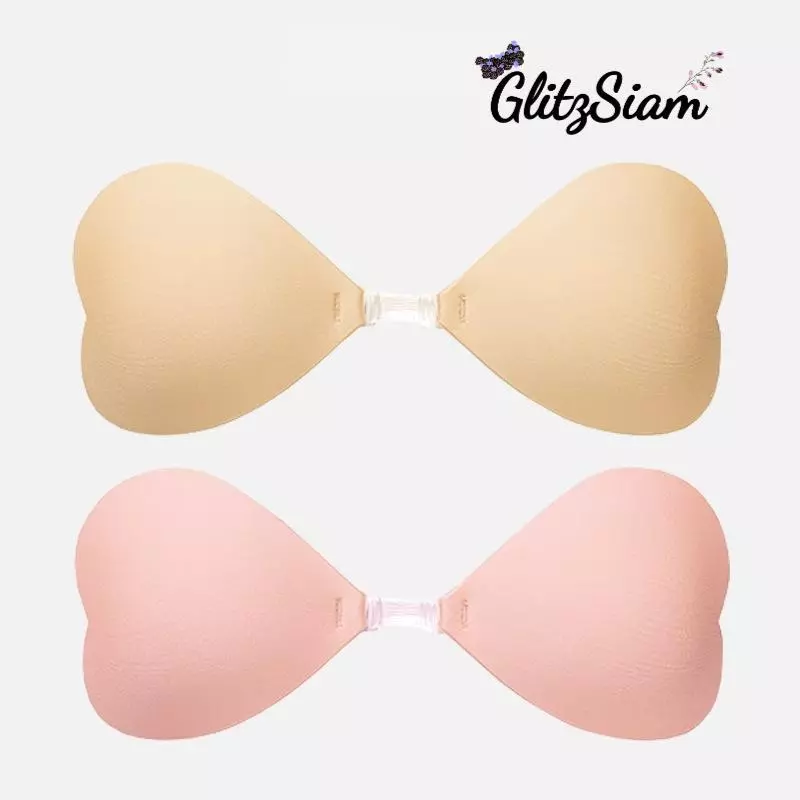 Glitzsiam💝💝บราเล็ตต์รูปหัวใจแบบใหม่ บราซ่อนสำหรับผู้หญิง มีให้เลือก 3 สี ดันทรงและยกกระชับ สวมใส่สบาย.