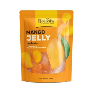 ทองอำไพ เยลลี่มะม่วง (รูปมะม่วง) 100 กรัม แพ็ค 6 THONG AMPAI MANGO JELLY (MANGO) 100G - 6pack