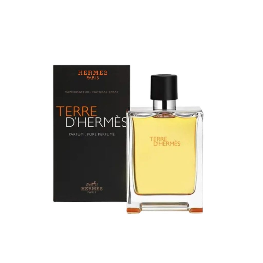 Hermes terre d'hermes pure perfume 12.5ml. กลิ่นหอมของแมกไม้และแร่ธาตุนานาชนิด ผสานพลังของไม้ซีดาร์แ