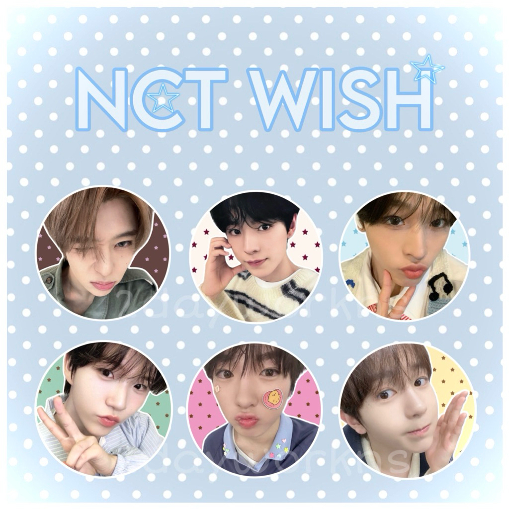 เข็มกลัด NCT WISH 🩵 ( พร้อมส่ง )
