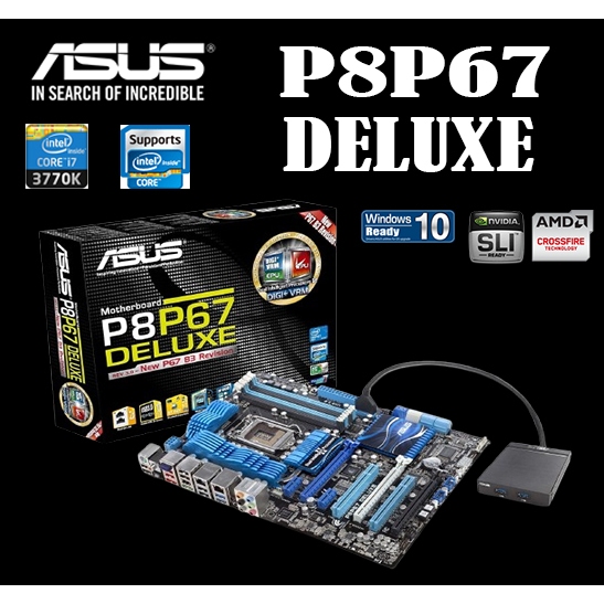 Mainboard INTEL ASUS P8P67 DELUXE (Socket 1155) มือสอง พร้อมส่ง แพ็คดีมาก!!!