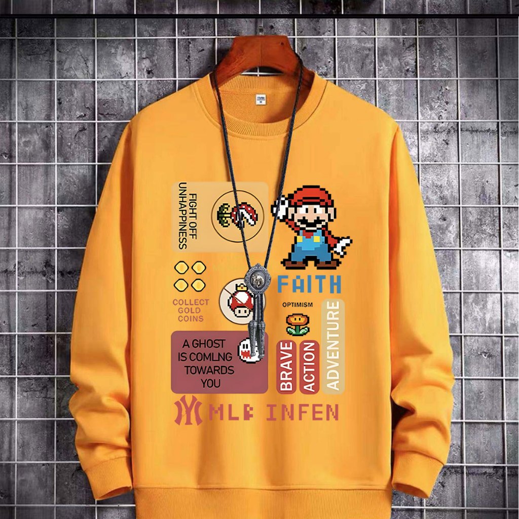 BK-1314-O เสื่อแขนยาวสเวตเตอร์ มีไซส์ S ถึง 3XL มีสีสวยๆให้เลือก เสื้อแขนยาวแฟชั่นใส่ได้ในทุกๆวัน