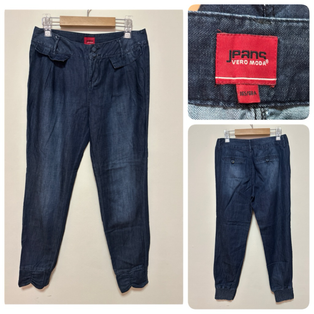 ส่งต่อ กางเกงยีนส์  VERO MODA เอว 32“ ปลายขาจั๊ม