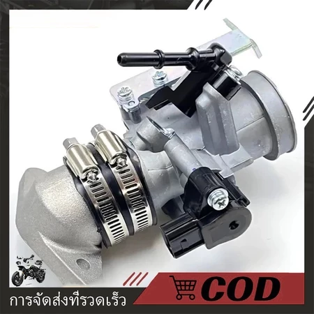 【COD】เรือนลิ้นเร่งcbr150 28/30mm เรือนcbr150 S4 ใส่แมพเดิมS4 ปาก for Cbr150,w110i,w125i,ปลาวาฬ Dream,MSX125