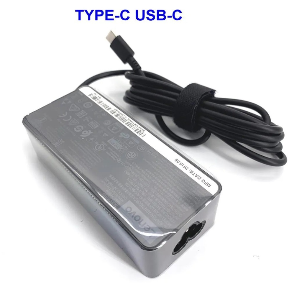 Lenovo อะแดปเตอร์ 65W 20V 3.25A TYPE-C เข้ากันได้กับ Yoga5 X270 X280 T580