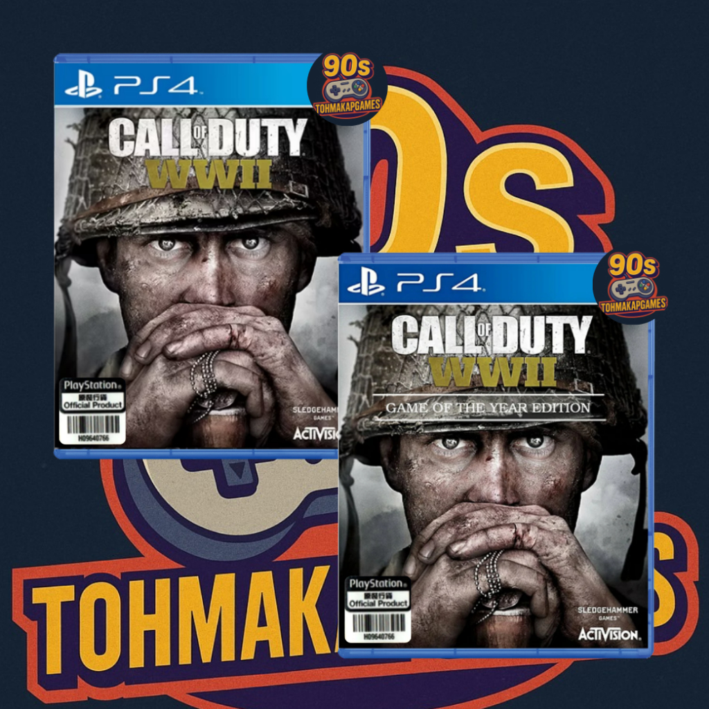(มือ1/มือ2) แผ่นเกม PS4 : Call of Duty: WWII