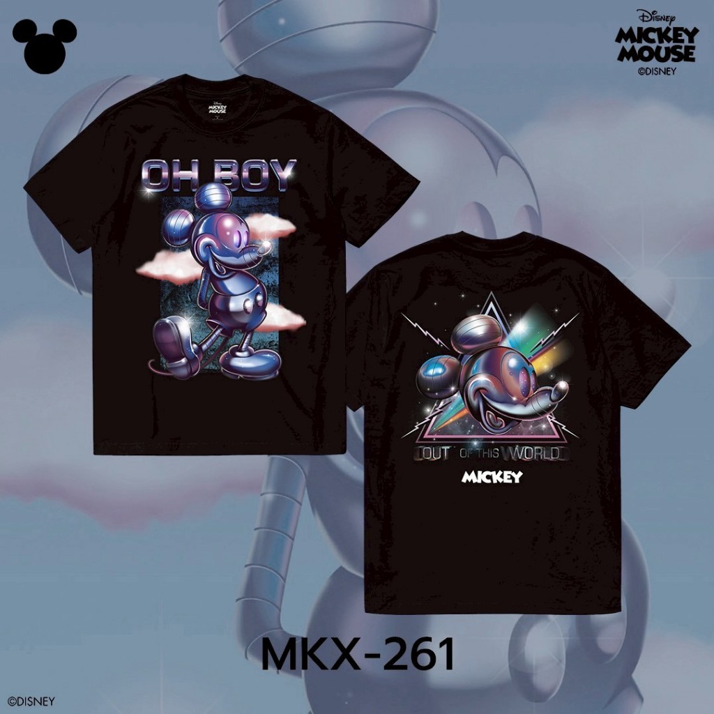 Power 7 Shop เสื้อยืดการ์ตูน มิกกี้เมาส์ ลิขสิทธ์แท้ DISNEY (MKX-261)