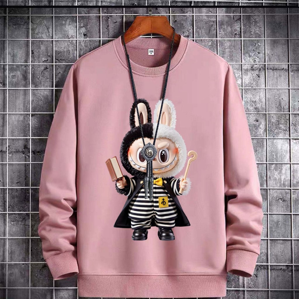 BK-1366-O เสื่อแขนยาวสเวตเตอร์ LABUBU มีไซส์ S ถึง 3XL มีสีสวยๆให้เลือก เสื้อแขนยาวแฟชั่นใส่ได้ในทุกๆวัน