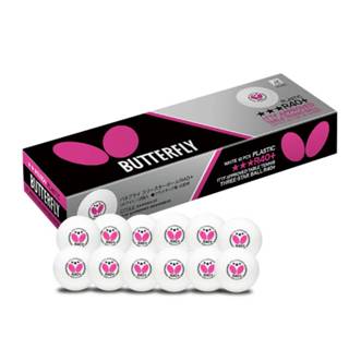 BUTTERFLY ลูกปิงปองButterfly3StarR40+P12 รหัส : 371317
