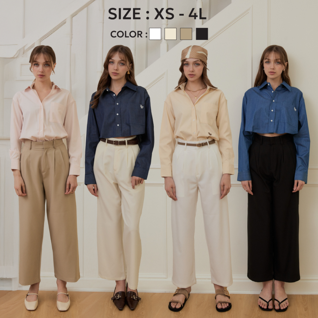 Bemingpants076-BEMING Pintuck Pants – กางเกงที่ใส่แล้วดูดี