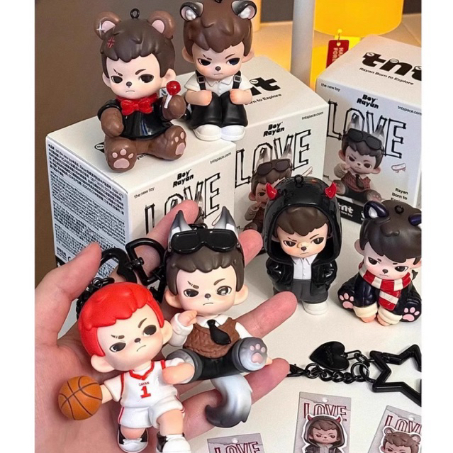 (สั่งซื้อผ่านไลฟ์ลด100.- | แบบสุ่ม) Rayan Love Pendant Blind Box พวงกุญแจ