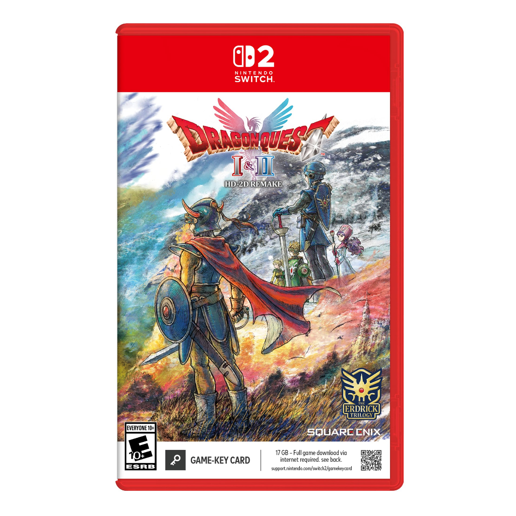 Nintendo Switch 2 : NS2 Dragon Quest I & II HD-2D Remake (Asia)(Game-Key Card)