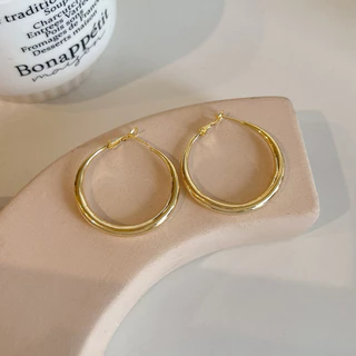 🌟พร้อมส่งจากไทย🌟GF-06ต่างหูสีทองดูแพงหลากสไตล์ ต่างหูสำหรับผู้หญิง
