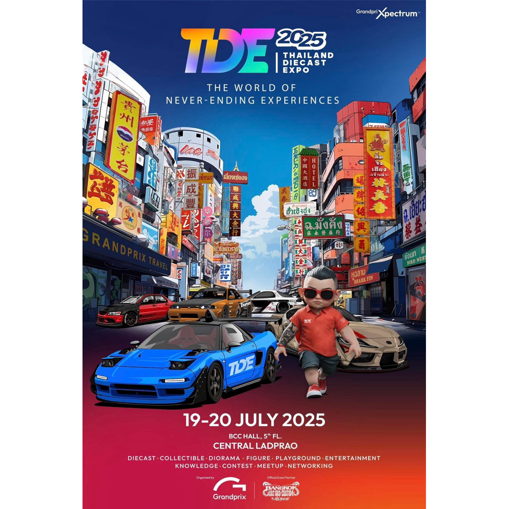 📌Poster โปสเตอร์งาน Thailand Diecast Expo 2025 [ TDE 2025 ]  ⛔️สินค้ามีจำกัด