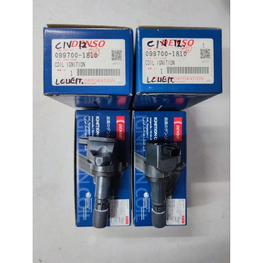 (1ตัว)DENSO คอยล์จุดระเบิด HONDA CIVIC FB ปี 12"