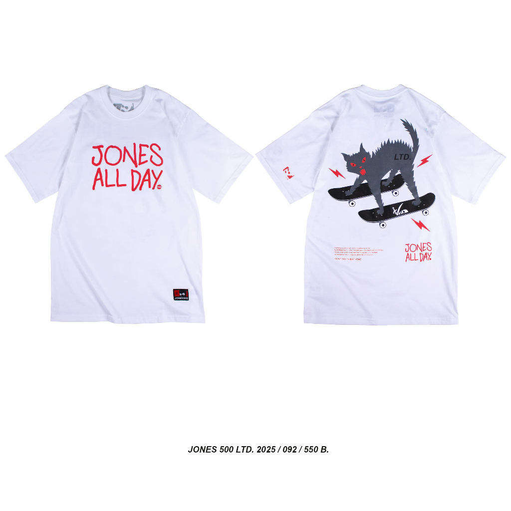 089-092 / 2025 : JONES 500 RECORDING / T-Shirt 550 B. (ของแท้ 100%)