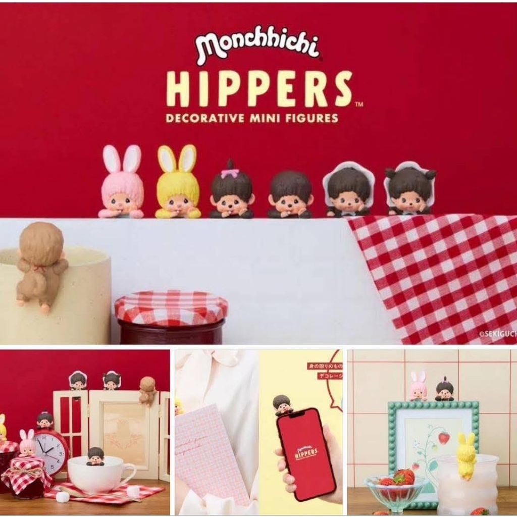 พร้อมส่ง✨️Monchhichi Hppers ตัวเกาะสุดน่ารัก🩷 เลือกตัวได้ ของแท้ 💯 จากญี่ปุ่น