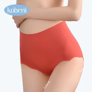 ⭐KOBENI⭐【แพ็ค 3ตัว】กางเกงในไร้ขอบ เอวสูง ยืดกระชับคืนตัว ผ้านิ่มเย็น ใส่สบายมาก ขนาด L-XL
