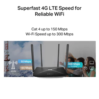 ⚡️เร้าเตอร์ใส่ซิม⚡️4G Router MERCUSYS (MB115-4G) 300 Mbps Wireless N 4G LTE Router