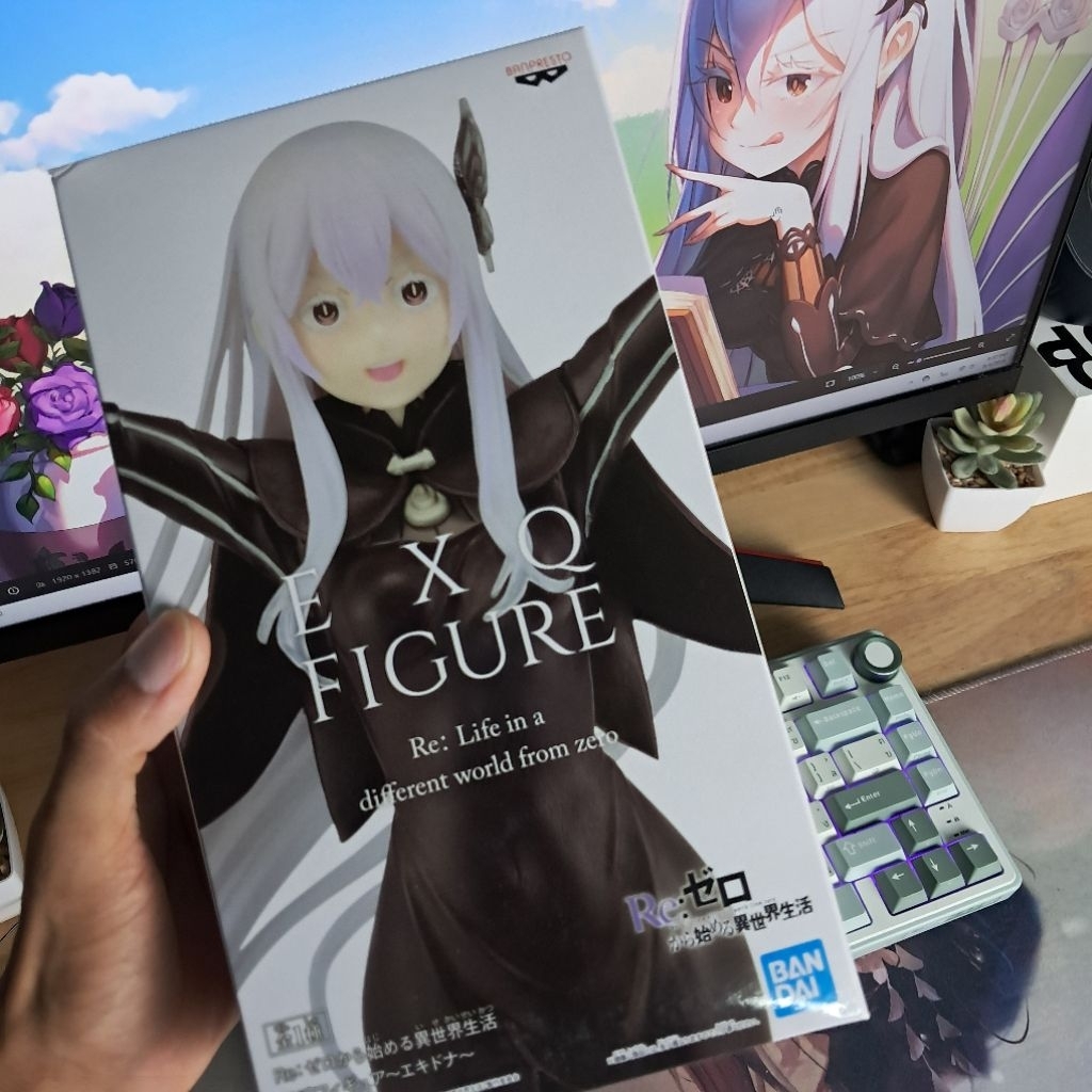 [ของแท้] ฟิกเกอร์ Echidna Re:Zero EXQ Figure จาก Banpresto สูง 22 ซม.