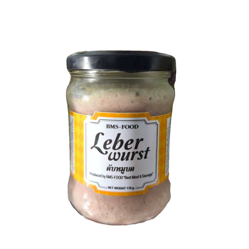 Leber wurst Minced pork liver 170g.- เลเบอร์เวิร์สท ตับหมูบด 170ก.