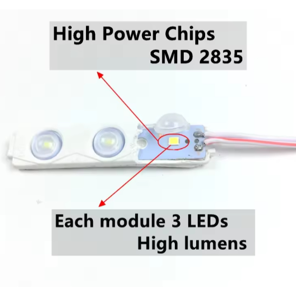 ไฟโมดูล 2835 เรน LED  ไฟป้าย กล่องไฟ  LED MODULE  🎉 - รูปที่ 3