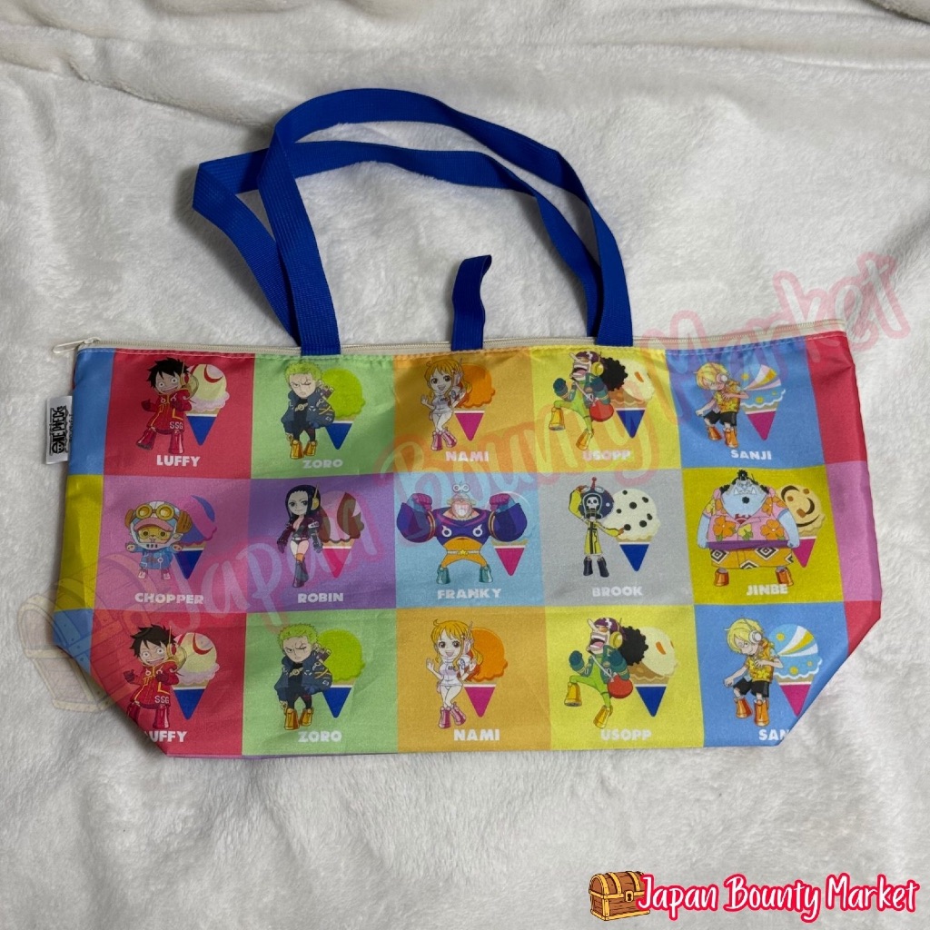 One Piece x Baskin Robbins Collab Eco Bag – Straw Hat Crew Egghead Outfits –  Japan Exclusive