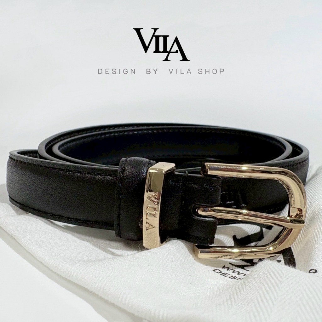 VILA | VEGAN BELT VK01 เข็มขัดหนัง Premium อะไหล่ทอง