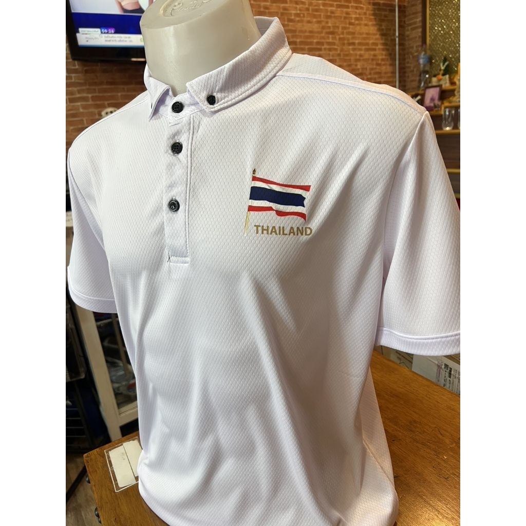 เสื้อโปโล Thailand  Save Thailand  ( Premium Quality ) จัดส่งไว