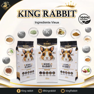 🎉best 1st🎉อาหารกระต่าย kingrabbit อาหารเม็ด สำหรับกระต่าย 800กรัม (ตัวแทนจำหน่ายภาคกลาง)