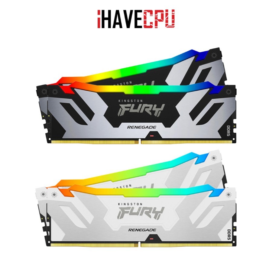 iHAVECPU RAM (แรม) KINGSTON FURY RENEGADE RGB 64GB (32x2) DDR5 6400MHz