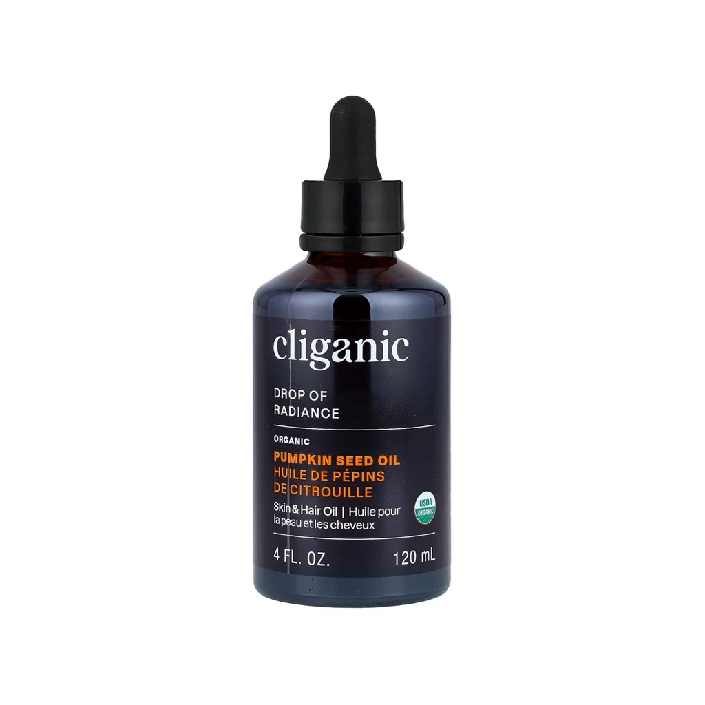 Cliganic Organic Pumpkin Seed Oil 100% Pure For Face & Hair Natural Cold Pressed Unrefined