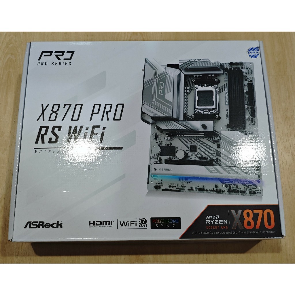 Mainbord AM5 Asrock X870 Pro RS WiFi