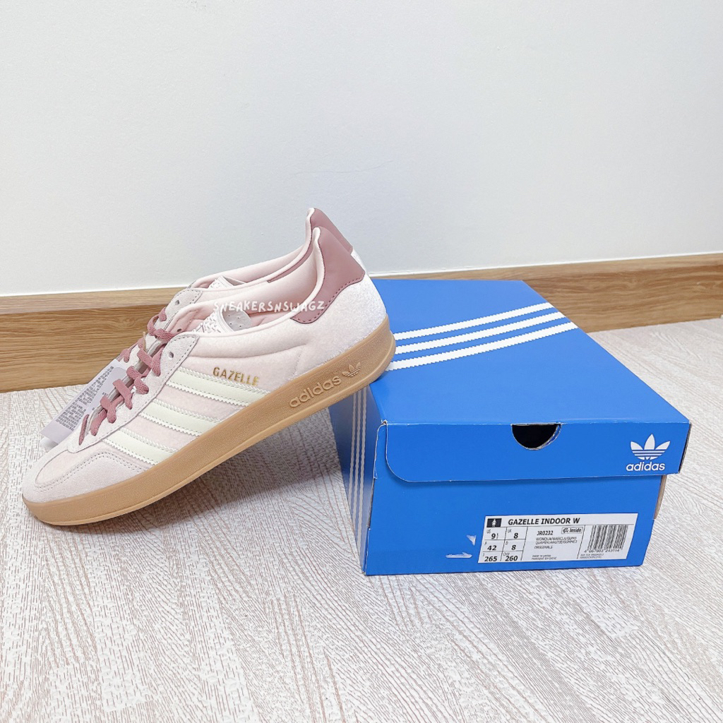 [พรีออเดอร์] Adidas Originals Gazelle Indoor - (JR0232) Color: Wonder Quartz/Warm Clay/Gum