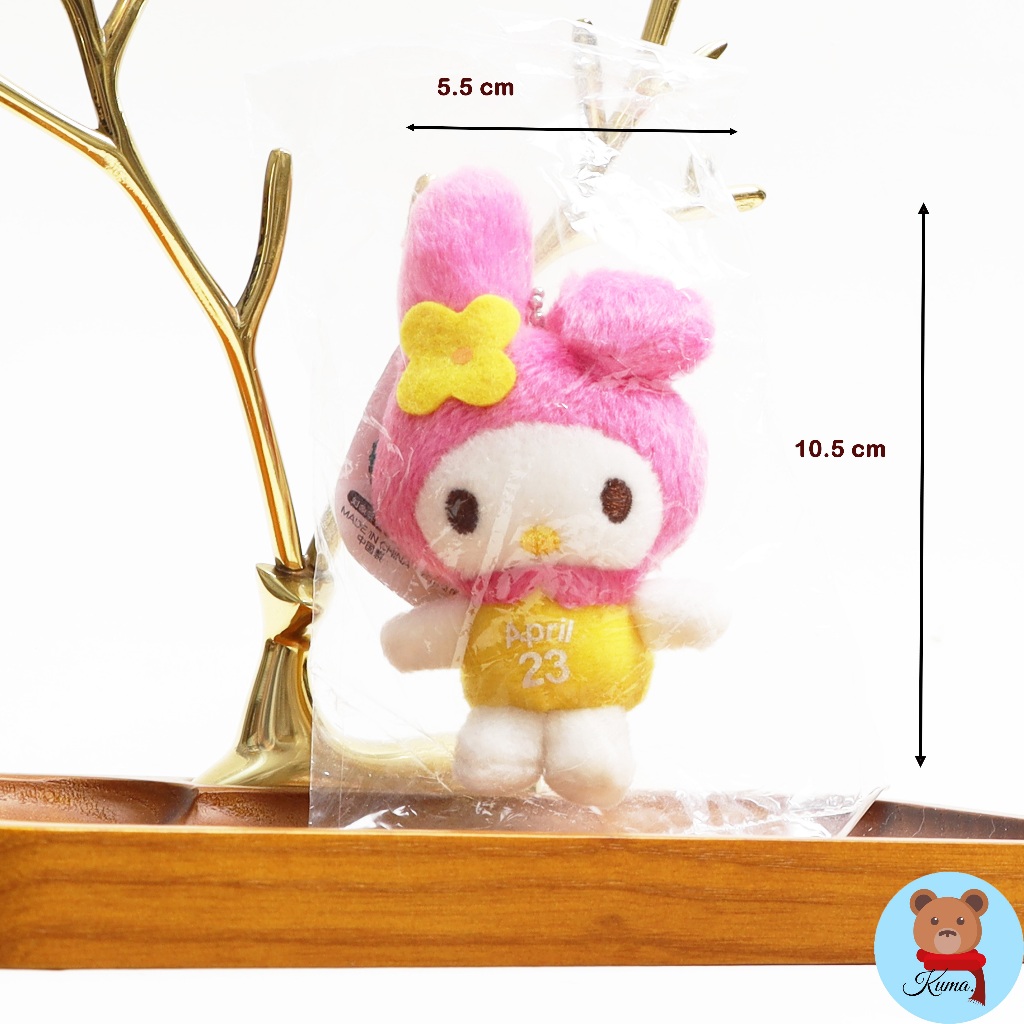 แบบที่37 Mini My melody 365 birthday Mascot Keychain from Japan Sanrio🇯🇵ตุ๊กตาพวงกุญแจมายเมโลดี้ ซาน
