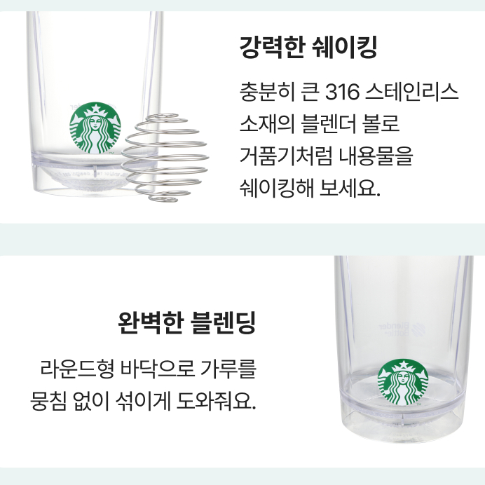( พร้อมส่ง ) Starbucks Blender Bottle Shaker Bottle 710ml. แก้วเชค - รูปที่ 5