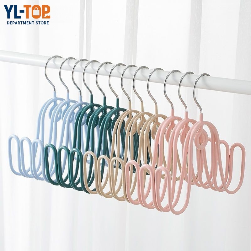 ไม้แขวนตากรองเท้า อเนกประสงค์  (1ชิ้น) - ไม่เป็นสนิม กันลื่น - สำหรับแขวนตากรองเท้า/ถุงเท้า/ผ้าพันคอ G3236